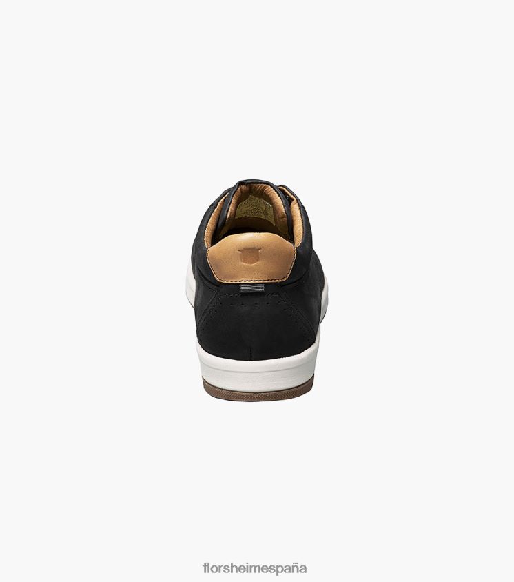 trabajo cruzado puntera de acero puntera lisa oxford Florsheim hombres LPVB4P403 calzado negro - Imagen 7