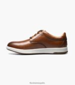 trabajo cruzado puntera de acero puntera lisa oxford Florsheim hombres LPVB4P404 calzado coñac - Imagen 5