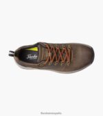 zapatilla de deporte con cordones y punta plana de la banda de rodadura lite 1 Florsheim hombres LPVB4P314 calzado marrón ch - Imagen 4