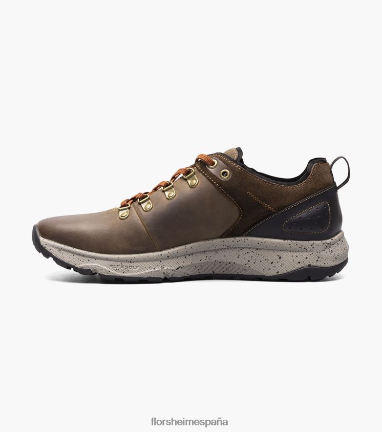 zapatilla de deporte con cordones y punta plana de la banda de rodadura lite 1 Florsheim hombres LPVB4P314 calzado marrón ch - Imagen 5