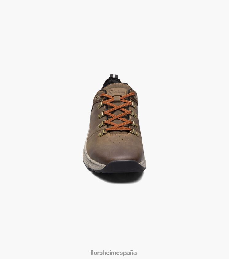 zapatilla de deporte con cordones y punta plana de la banda de rodadura lite 1 Florsheim hombres LPVB4P314 calzado marrón ch - Imagen 6