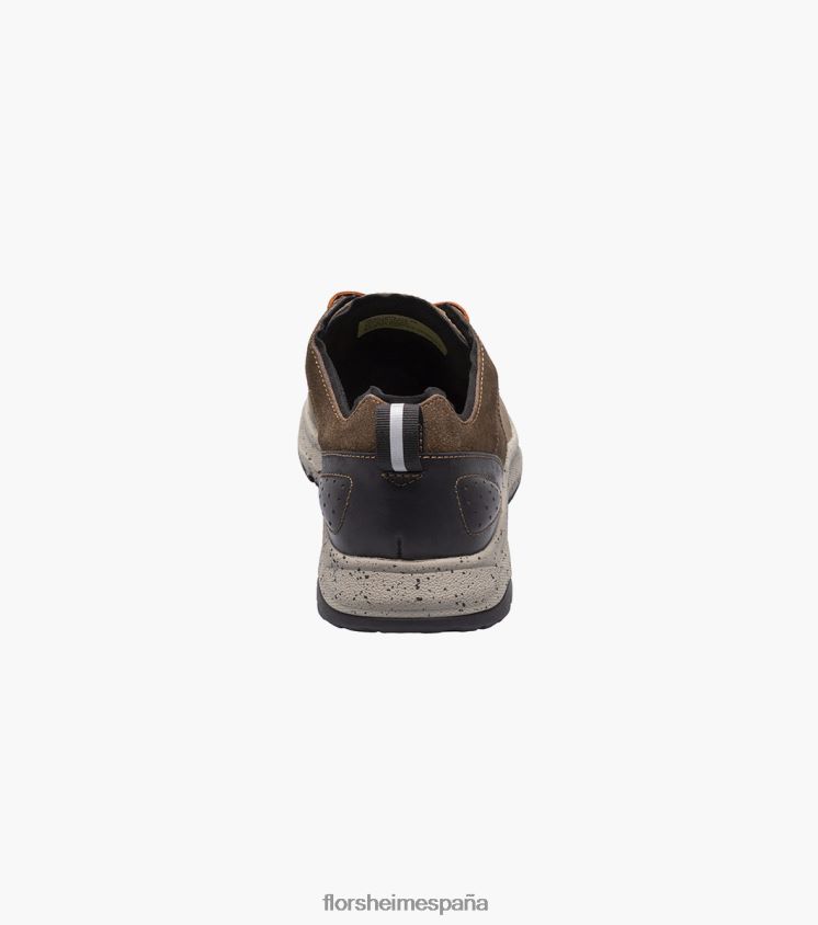 zapatilla de deporte con cordones y punta plana de la banda de rodadura lite 1 Florsheim hombres LPVB4P314 calzado marrón ch - Imagen 7