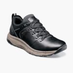 zapatilla de deporte con cordones y punta plana de la banda de rodadura lite 1 Florsheim hombres LPVB4P315 calzado negro caído