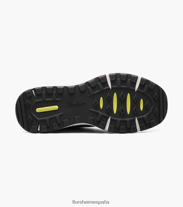 zapatilla de deporte con cordones y punta plana de la banda de rodadura lite 1 Florsheim hombres LPVB4P316 calzado gris - Imagen 3