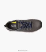 zapatilla de deporte con cordones y punta plana de la banda de rodadura lite 1 Florsheim hombres LPVB4P316 calzado gris - Imagen 4