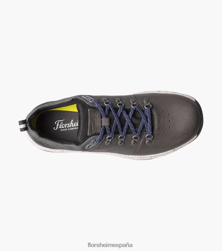 zapatilla de deporte con cordones y punta plana de la banda de rodadura lite 1 Florsheim hombres LPVB4P316 calzado gris - Imagen 4