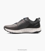 zapatilla de deporte con cordones y punta plana de la banda de rodadura lite 1 Florsheim hombres LPVB4P316 calzado gris - Imagen 5