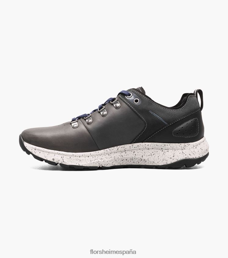 zapatilla de deporte con cordones y punta plana de la banda de rodadura lite 1 Florsheim hombres LPVB4P316 calzado gris - Imagen 5