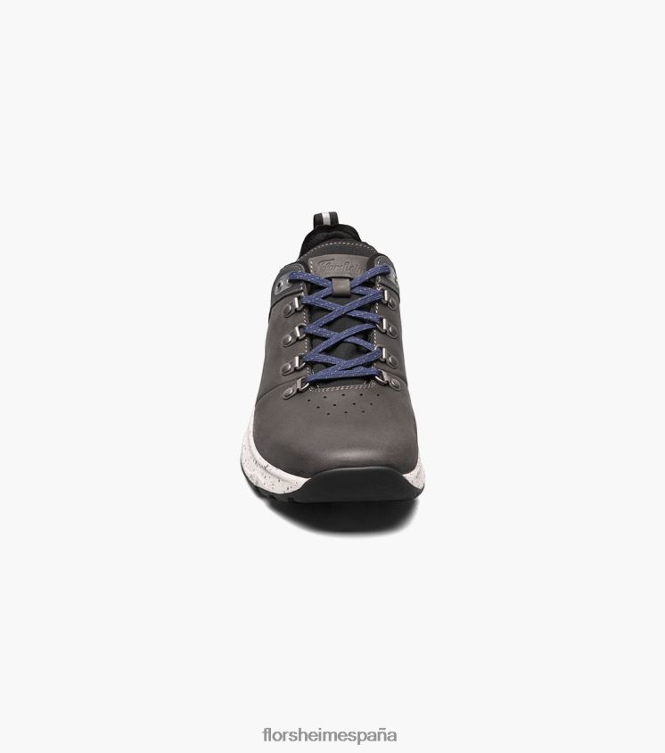 zapatilla de deporte con cordones y punta plana de la banda de rodadura lite 1 Florsheim hombres LPVB4P316 calzado gris - Imagen 6