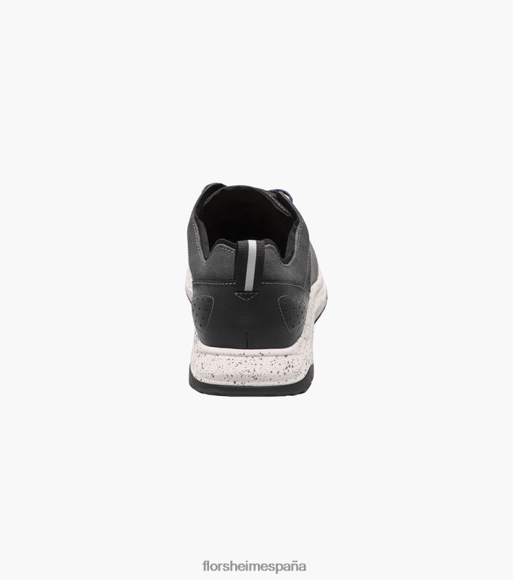 zapatilla de deporte con cordones y punta plana de la banda de rodadura lite 1 Florsheim hombres LPVB4P316 calzado gris - Imagen 7