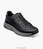 zapatillas con cordones y punta de mocasín lite 1 de la banda de rodadura Florsheim hombres LPVB4P308 calzado ch negro