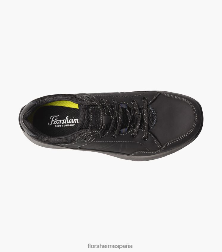zapatillas con cordones y punta de mocasín lite 1 de la banda de rodadura Florsheim hombres LPVB4P308 calzado ch negro - Imagen 4