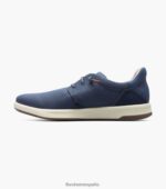 zapatillas cruzadas de lona con puntera lisa Florsheim hombres LPVB4P12 calzado Armada - Imagen 5