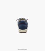 zapatillas cruzadas de lona con puntera lisa Florsheim hombres LPVB4P12 calzado Armada - Imagen 7