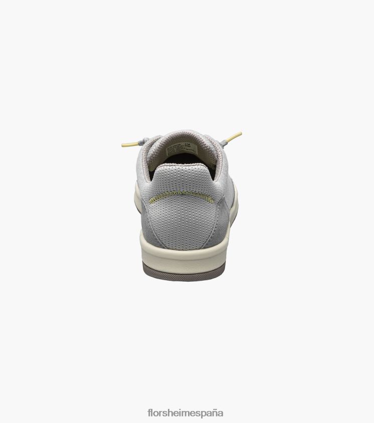 zapatillas cruzadas de lona con puntera lisa Florsheim hombres LPVB4P13 calzado gris claro - Imagen 7