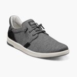 zapatillas cruzadas de lona con puntera lisa Florsheim hombres LPVB4P14 calzado negro