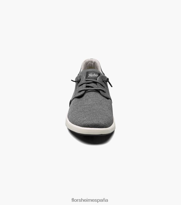 zapatillas cruzadas de lona con puntera lisa Florsheim hombres LPVB4P14 calzado negro - Imagen 6