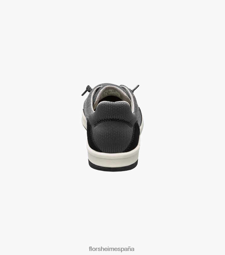 zapatillas cruzadas de lona con puntera lisa Florsheim hombres LPVB4P14 calzado negro - Imagen 7
