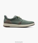 zapatillas cruzadas de lona con puntera lisa Florsheim hombres LPVB4P15 calzado multi verde - Imagen 2