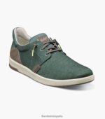 zapatillas cruzadas de lona con puntera lisa Florsheim hombres LPVB4P15 calzado multi verde