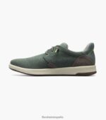 zapatillas cruzadas de lona con puntera lisa Florsheim hombres LPVB4P15 calzado multi verde - Imagen 5