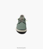 zapatillas cruzadas de lona con puntera lisa Florsheim hombres LPVB4P15 calzado multi verde - Imagen 6