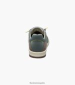 zapatillas cruzadas de lona con puntera lisa Florsheim hombres LPVB4P15 calzado multi verde - Imagen 7