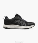 zapatillas de deporte con cordones y punta de mocasín de malla lite 1 de la banda de rodadura Florsheim hombres LPVB4P310 calzado ch negro - Imagen 2