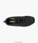 zapatillas de deporte con cordones y punta de mocasín de malla lite 1 de la banda de rodadura Florsheim hombres LPVB4P310 calzado ch negro - Imagen 4