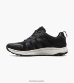 zapatillas de deporte con cordones y punta de mocasín de malla lite 1 de la banda de rodadura Florsheim hombres LPVB4P310 calzado ch negro - Imagen 5