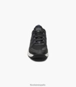 zapatillas de deporte con cordones y punta de mocasín de malla lite 1 de la banda de rodadura Florsheim hombres LPVB4P310 calzado ch negro - Imagen 6