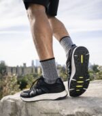 zapatillas de deporte con cordones y punta de mocasín de malla lite 1 de la banda de rodadura Florsheim hombres LPVB4P310 calzado ch negro - Imagen 8