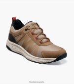 zapatillas de deporte con cordones y punta de mocasín de malla lite 1 de la banda de rodadura Florsheim hombres LPVB4P311 calzado broncearse