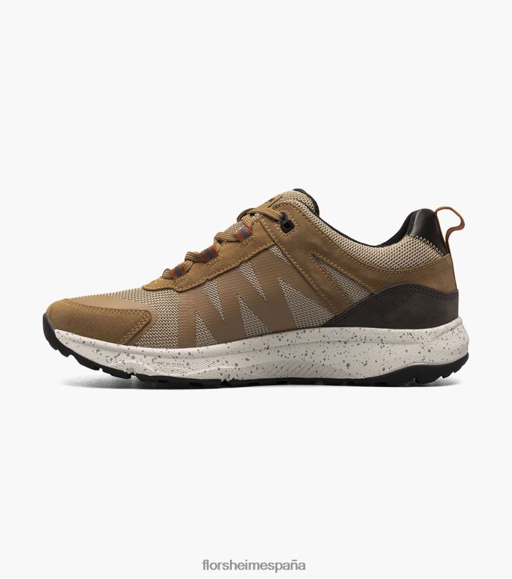 zapatillas de deporte con cordones y punta de mocasín de malla lite 1 de la banda de rodadura Florsheim hombres LPVB4P311 calzado broncearse - Imagen 5