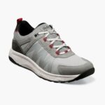 zapatillas de deporte con cordones y punta de mocasín de malla lite 1 de la banda de rodadura Florsheim hombres LPVB4P312 calzado gris