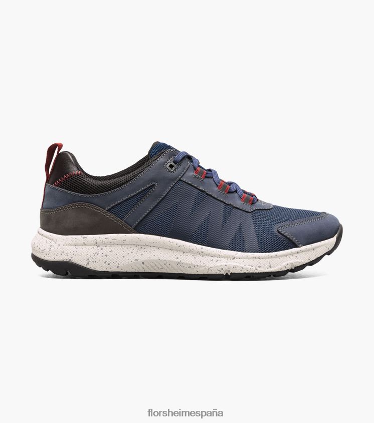 zapatillas de deporte con cordones y punta de mocasín de malla lite 1 de la banda de rodadura Florsheim hombres LPVB4P313 calzado Armada - Imagen 2