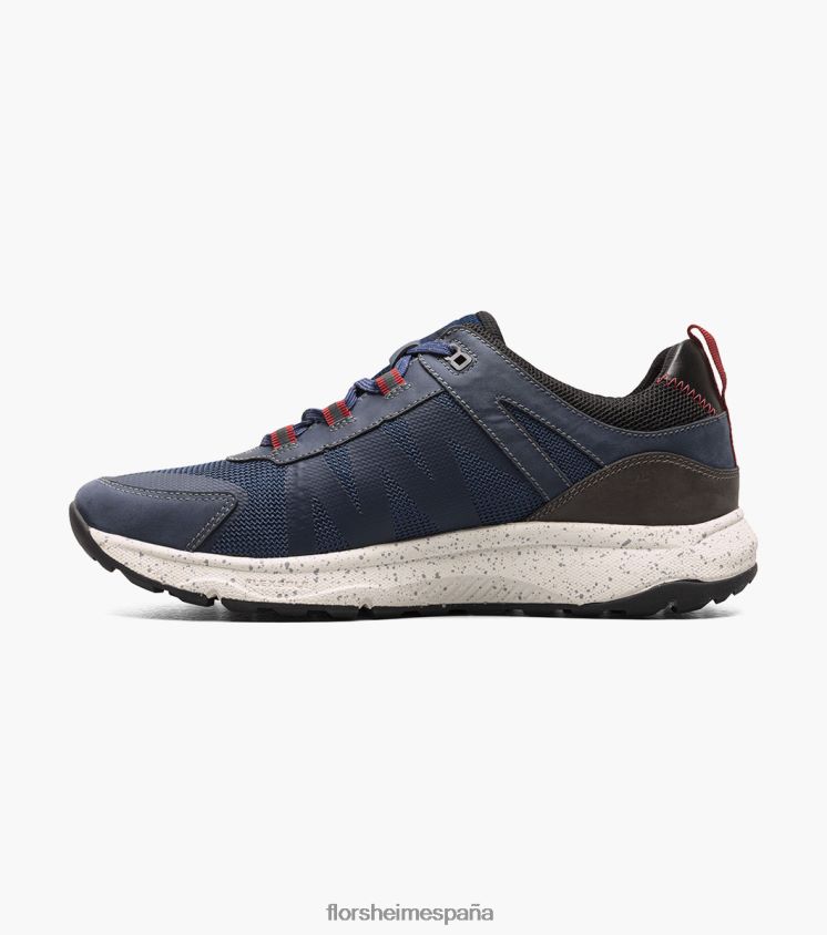 zapatillas de deporte con cordones y punta de mocasín de malla lite 1 de la banda de rodadura Florsheim hombres LPVB4P313 calzado Armada - Imagen 5
