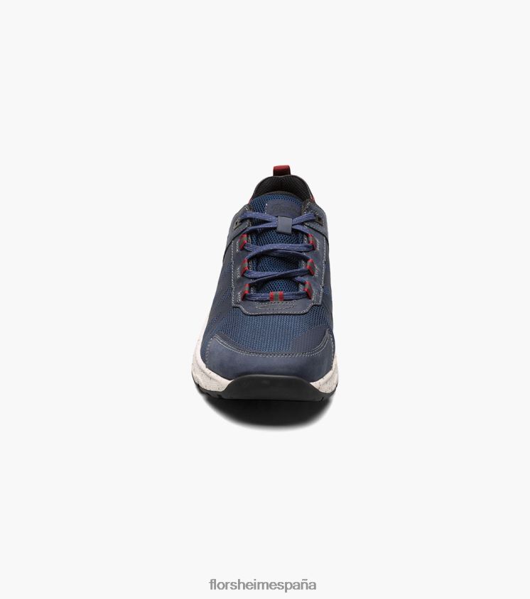 zapatillas de deporte con cordones y punta de mocasín de malla lite 1 de la banda de rodadura Florsheim hombres LPVB4P313 calzado Armada - Imagen 6