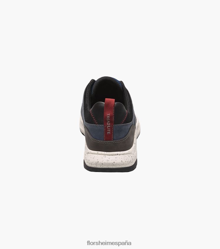 zapatillas de deporte con cordones y punta de mocasín de malla lite 1 de la banda de rodadura Florsheim hombres LPVB4P313 calzado Armada - Imagen 7