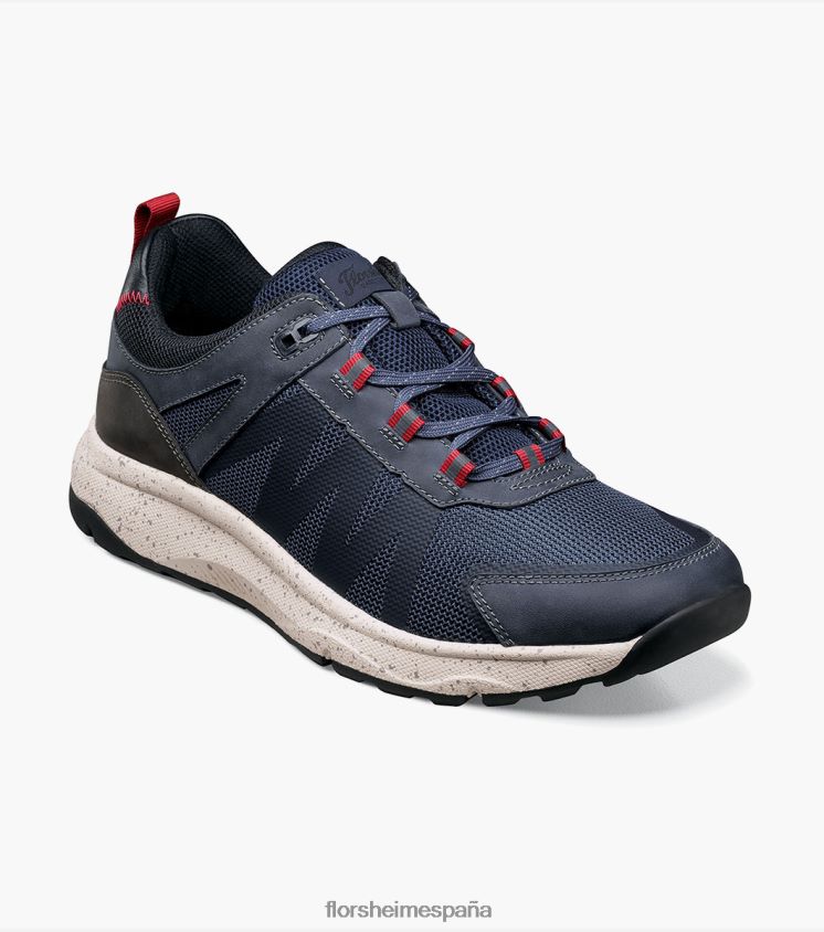 zapatillas de deporte con cordones y punta de mocasín de malla lite 1 de la banda de rodadura Florsheim hombres LPVB4P313 calzado Armada - Imagen 1