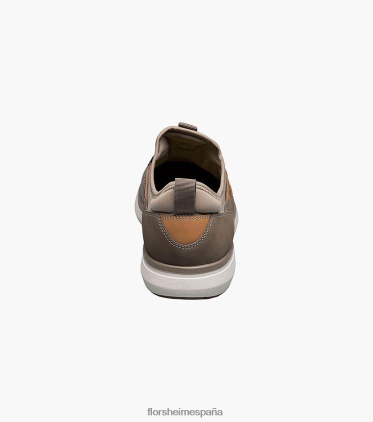 zapatillas deportivas con cordones y puntera lisa Florsheim hombres LPVB4P350 calzado champiñón - Imagen 7