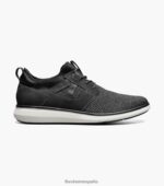 zapatillas deportivas con cordones y puntera lisa Florsheim hombres LPVB4P351 calzado negro - Imagen 2