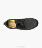 zapatillas deportivas con cordones y puntera lisa Florsheim hombres LPVB4P351 calzado negro - Imagen 4