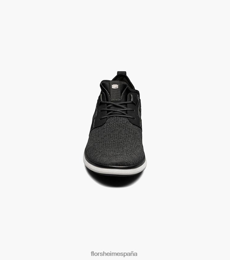 zapatillas deportivas con cordones y puntera lisa Florsheim hombres LPVB4P351 calzado negro - Imagen 6