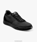 zapatillas heist 1 de punto con 6 ojales y cordones en los dedos de los pies Florsheim hombres LPVB4P17 calzado negro