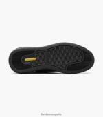 zapatillas heist 1 de punto con 6 ojales y cordones en los dedos de los pies Florsheim hombres LPVB4P17 calzado negro - Imagen 3
