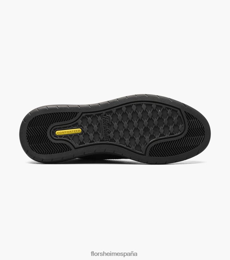 zapatillas heist 1 de punto con 6 ojales y cordones en los dedos de los pies Florsheim hombres LPVB4P17 calzado negro - Imagen 3