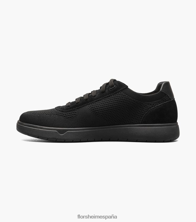 zapatillas heist 1 de punto con 6 ojales y cordones en los dedos de los pies Florsheim hombres LPVB4P17 calzado negro - Imagen 5