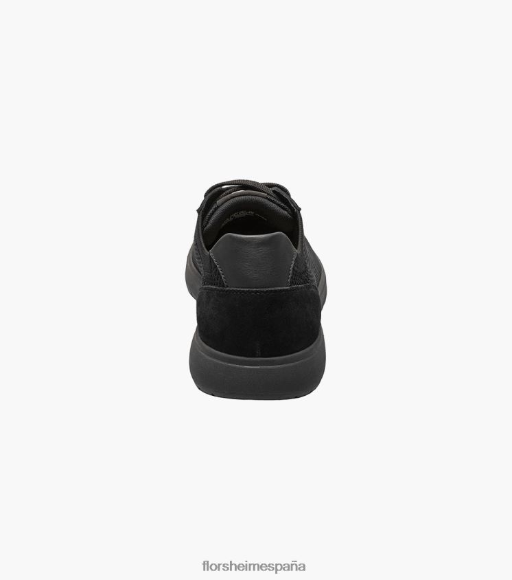 zapatillas heist 1 de punto con 6 ojales y cordones en los dedos de los pies Florsheim hombres LPVB4P17 calzado negro - Imagen 7