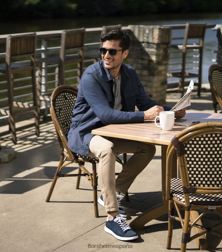 zapatillas heist 1 tejidas con encaje hasta los dedos Florsheim hombres LPVB4P21 calzado Armada - Imagen 8